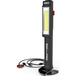 Nebo Φακός Συνεργείου Μπαταρίας LED με Φωτεινότητα έως 500lm Big Larry Pro
