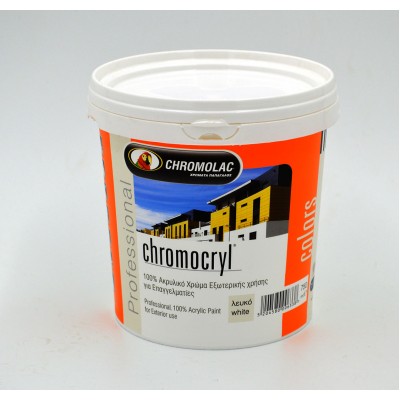 CHROMOCRYL ακρυλικό χρώμα  0.75L ΛΕΥΚΟ