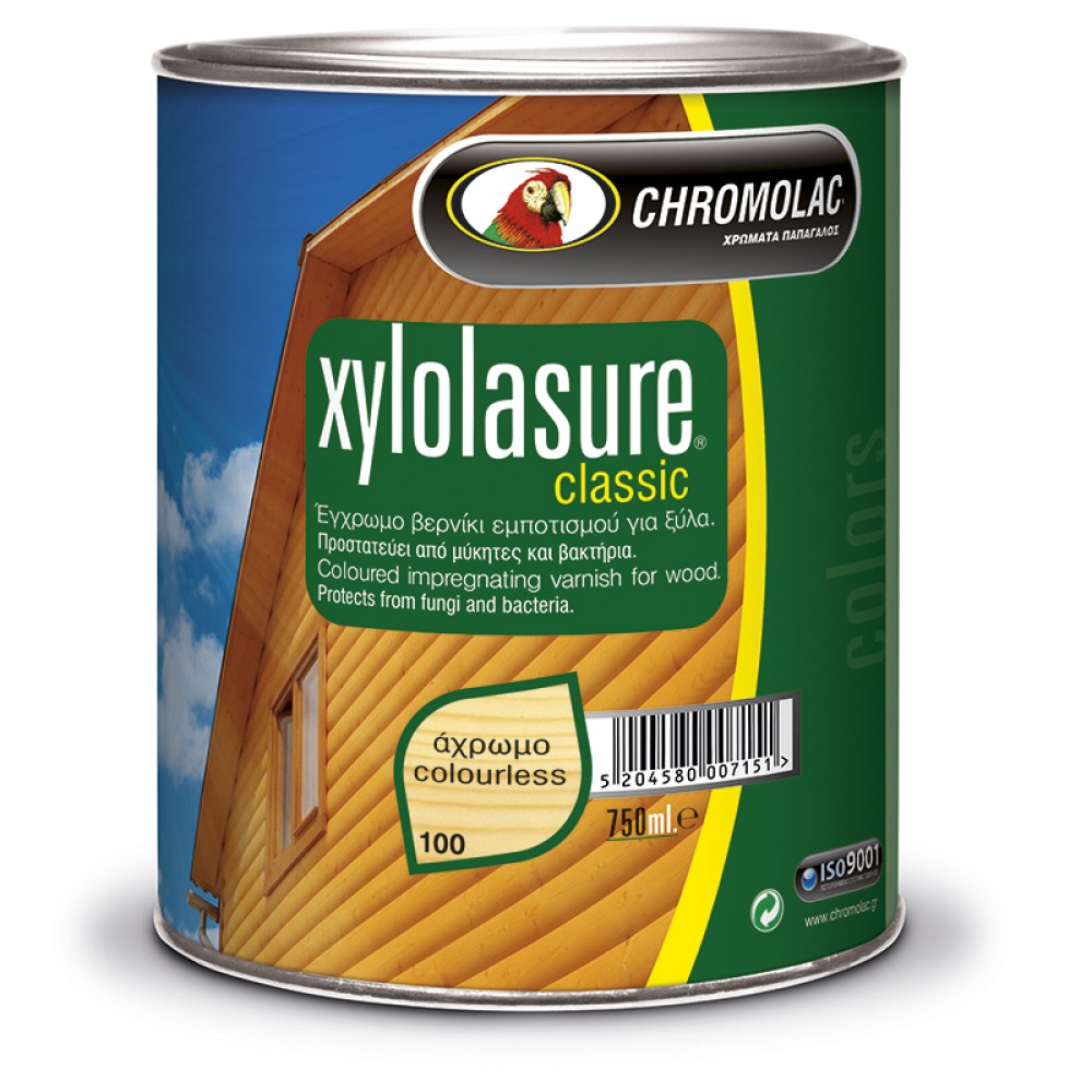 CHROMOLAC XYLOLASURE 0.75l ΑΧΡΩΜΟ ΒΕΡΝΙΚΙ ΕΜΠΟΤΙΣΜΟΥ ΞΥΛΟΥ