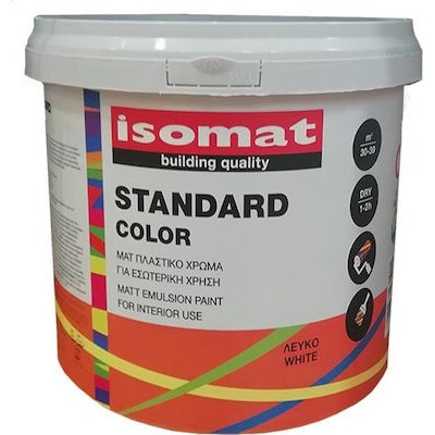 Isomat Standard Color Πλαστικό Χρώμα για Εσωτερική Χρήση 3lt