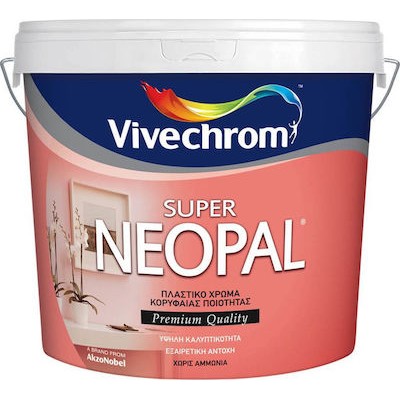 Vivechrom Super Neopal Πλαστικό Χρώμα για Εσωτερική Χρήση 10lt